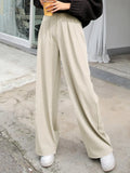 Buy Shein Dazy High Waist Fold Pleated Pants in Pakistan