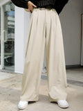Buy Shein Dazy High Waist Fold Pleated Pants in Pakistan