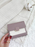 Buy SHEIN Two Tone Fold Small Wallet in Pakistan