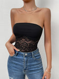 Buy Shein Contrast Lace Tube Top in Pakistan