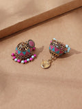 Buy SHEIN Bead Tassel Jhumka Drop Earrings in Pakistan