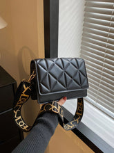 Buy SHEIN Geometric Embossed Flap Square Bag Fashionable Black PU For Daily Life in Pakistan