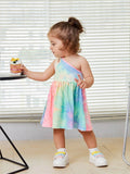 Buy SHEIN Baby Tie Dye One Shoulder Dress in Pakistan