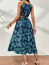 Buy SHEIN VCAY Tropical Print Tie Back Cami Top & Split Thigh Skirt in Pakistan