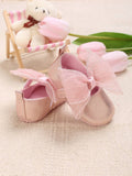 Buy SHEIN Baby Girls Bow Decor Flats For Spring & Fall in Pakistan