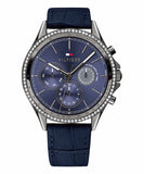 Buy Tommy Hilfiger Ari Blue Dial Blue Leather Strap Watch for Women - 1781979 in Pakistan