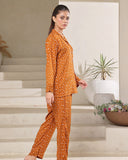 Buy Linen Pajama Suit with Scrunchie - Heartfelt Haven in Pakistan