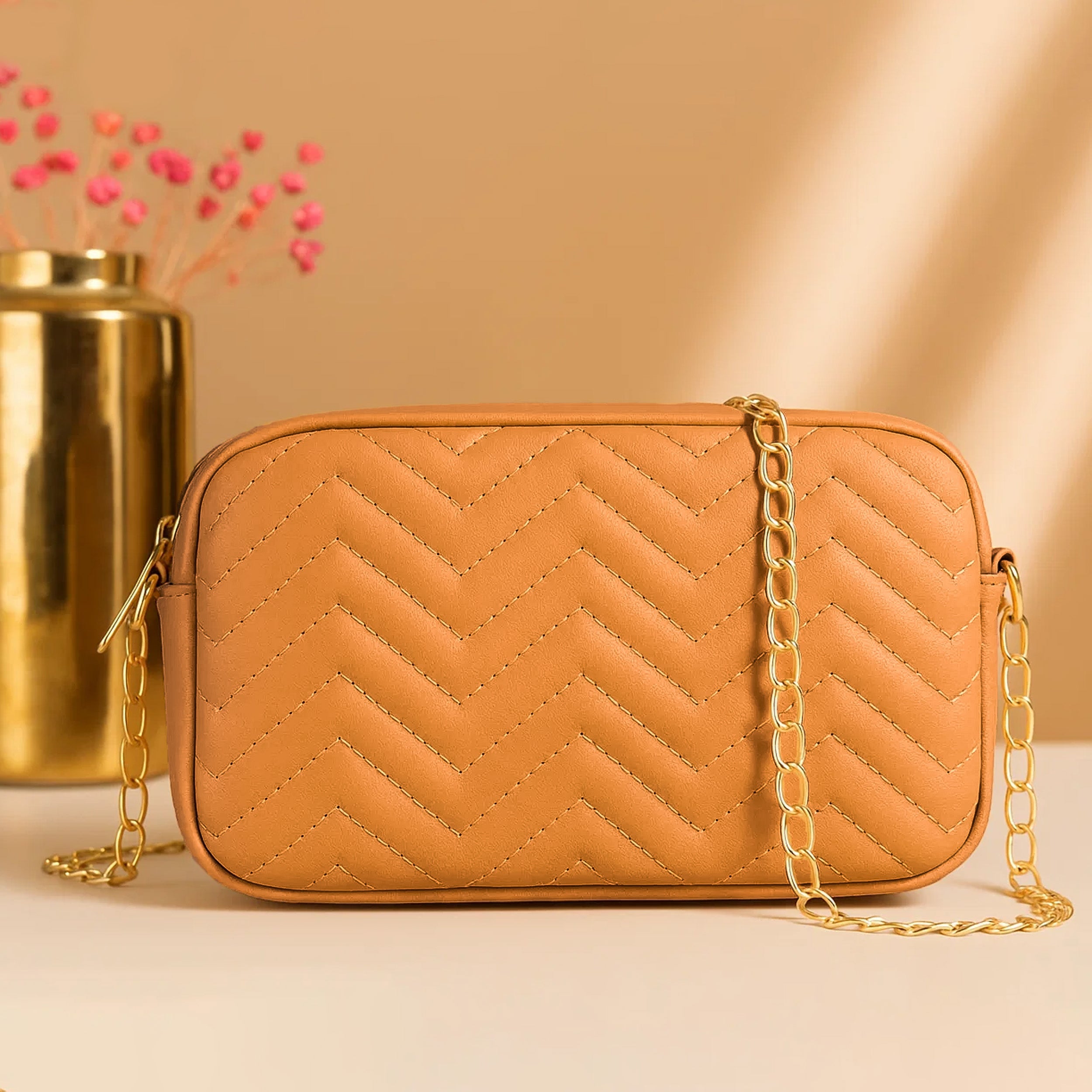 Buy Mini Marvel Crossbody Bag - Brown in Pakistan