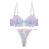 Buy Super Colored Non Padded Bra and Panty Set in Pakistan