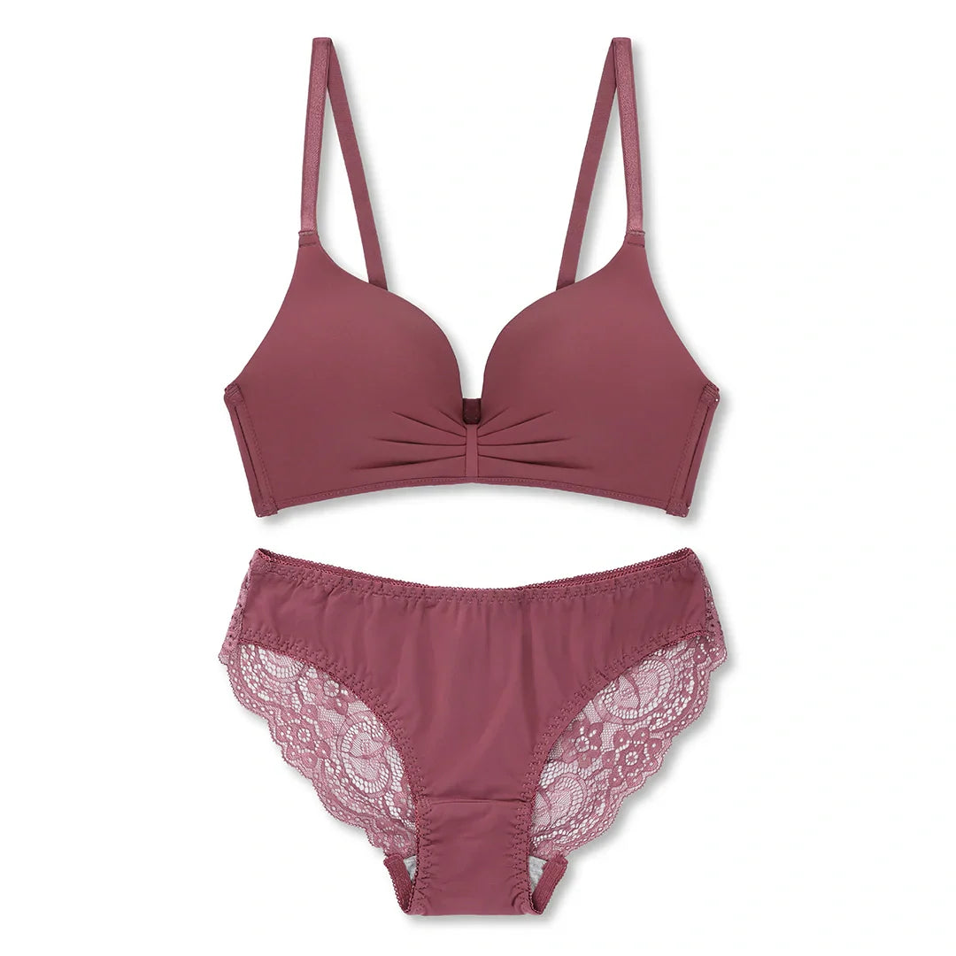 Buy Buff Pink Padded Bra and Panty Set in Pakistan