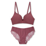 Buy Buff Pink Padded Bra and Panty Set in Pakistan