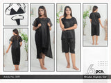 Buy Florea - 6 Pcs Nighty Set - 009 in Pakistan