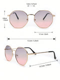 Buy SHEIN 1pair Women Geometric Frame Fashion Glasses For Daily Life in Pakistan