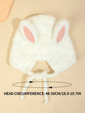 Buy SHEIN 1pc Baby 1-2y Coral Fleece Ear Protection Winter Warmth Beanie Hat in Pakistan