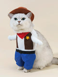 Buy SHEIN 1pc Cowboy Shaped Pet Costume in Pakistan