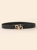 Buy SHEIN 1pc Fashion Casual Black Snake Design Buckle Women Belt Girdle For Daily Life in Pakistan