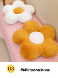 Buy SHEIN 1pc Flower Pillow, Flower Shaped Throw Pillow Butt Cushion Flower Floor Pillow, Seating Cushion, Cute Room Decor & Plush Pillow for Bedroom Sofa Chair(White/Yellow, 35cm*35cm/50cm*50cm) in Pakistan