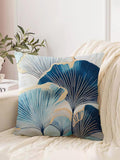 Buy SHEIN 1pc Ginkgo Biloba Pattern Cushion Cover Without Filler, Modern Fabric Soft Stretchy Throw Pillow Cover For Household in Pakistan