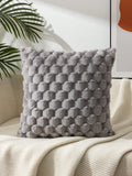 Buy SHEIN 1pc Grey Geometric Pattern Cushion Cover Without Filler, Modern Stretchy Throw Pillow Cover For Household in Pakistan