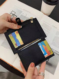 Buy SHEIN 1pc Leather Card Holder Coin Purse in Pakistan