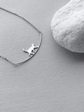 Buy SHEIN 1pc Minimalist Fashionable Little Cat Pendant Necklace in Pakistan