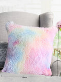 Buy SHEIN 1pc Tie Dye Plush Pillowcase, Modern Fabric Square Cushion Cover For Living Room, Home Decor in Pakistan