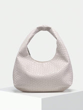 Buy SHEIN 1pc Vintage Minimalist Faux Leather Woven Hobo Shoulder/Underarm Bag, Suitable For Casual Outings, Dates And Commuting in Pakistan