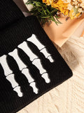 Buy SHEIN 1pc Women Cartoon Skull Pattern Fashion Beanie Hat For Winter in Pakistan