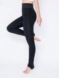 Buy SHEIN 1pc Women's Thickened Velvet Warm Tights, Autumn And Winter Black Trousers And Leggings in Pakistan