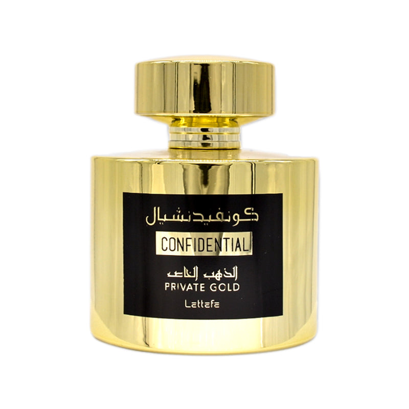 Buy Lattafa Unisex Confidential Private Gold EDP 100ML in Pakistan