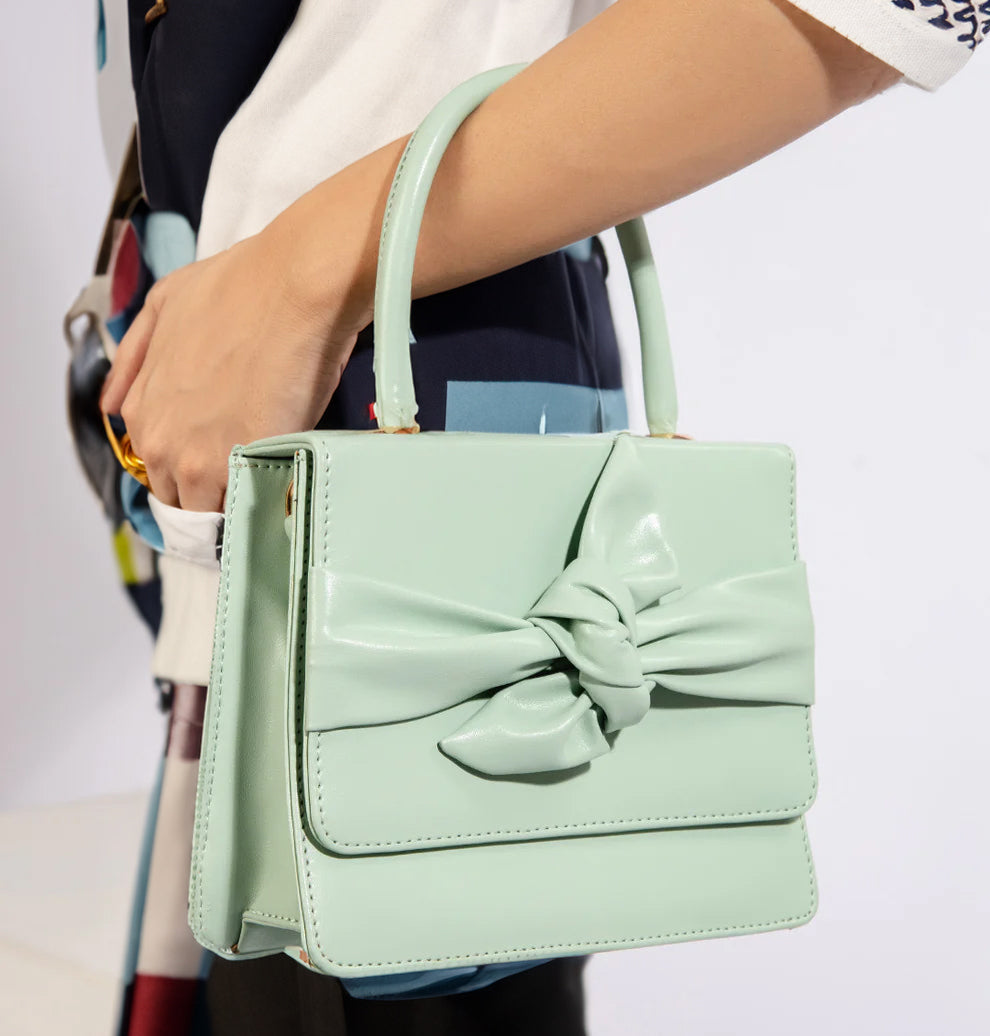 Buy The Handbag ElleKnot - Cyan in Pakistan