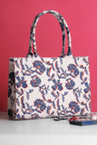 Buy Canvas Tote Bags Blue Leaf in Pakistan