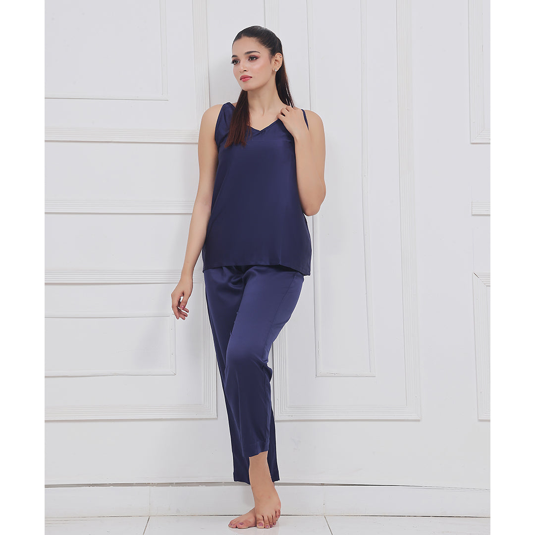Buy Silk Sleeveless Pj Suit - Dream Silk in Pakistan