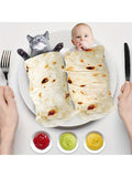 Buy SHEIN 285 GSM Soft Flannel Tortilla Baby Blanket - The Perfect Funny Gift For Baby Showers! Love Valentine in Pakistan