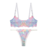 Buy Super Colored Non Padded Bra and Panty Set in Pakistan