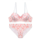 Buy Fuzzy Floral Padded Bra and Panty Set in Pakistan