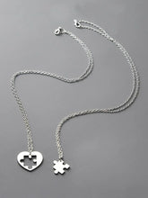 Buy SHEIN 2pcs Puzzle Pendant Necklace in Pakistan