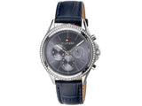 Buy Tommy Hilfiger Ari Blue Dial Blue Leather Strap Watch for Women - 1781979 in Pakistan