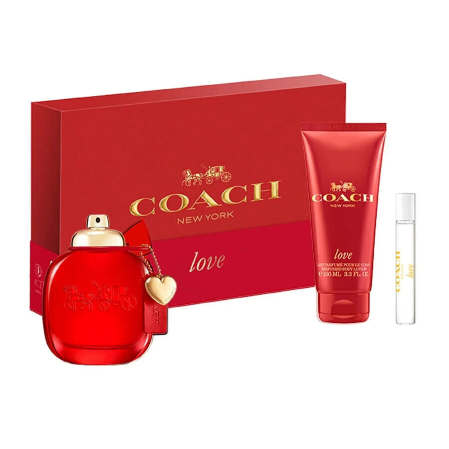 Buy Coach Love Women 3 Gift Set(Edp 90ml+100ml B/L+Edp 7.5ml) in Pakistan