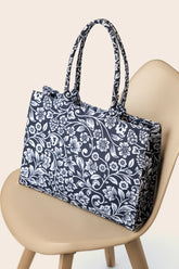 Buy Canvas Bag - Black Petals in Pakistan