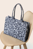 Buy Canvas Bag - Black Petals in Pakistan