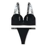 Buy Aundies Padded Bra and Panty Set Black in Pakistan