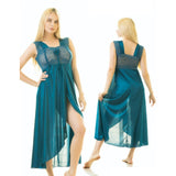 Buy Elegant 1 Piece Cross Cut Long Nightie (011) in Pakistan