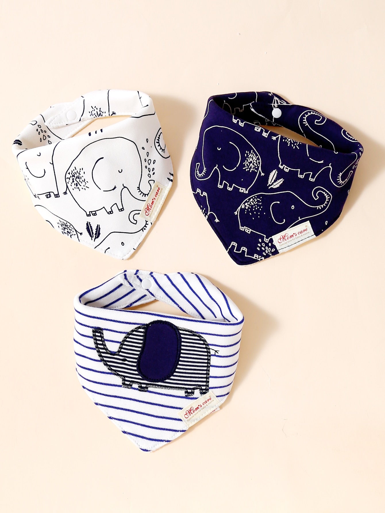 Buy SHEIN 3pcs Baby Cartoon Graphic Bandana Bib Set in Pakistan