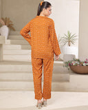 Buy Linen Pajama Suit with Scrunchie - Heartfelt Haven in Pakistan