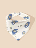 Buy SHEIN 4pcs/Pack Random Pattern Baby Bibs & Drool Bandanas in Pakistan