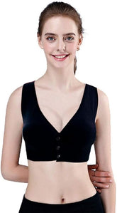 Buy Sleek Button Bra - Black in Pakistan