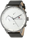 Buy Tommy Hilfiger Chase White Dial Black Leather Strap Watch for Men - 1791489 in Pakistan
