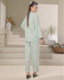 Buy Linen Pajama Suit with Scrunchie - Spring Breeze in Pakistan