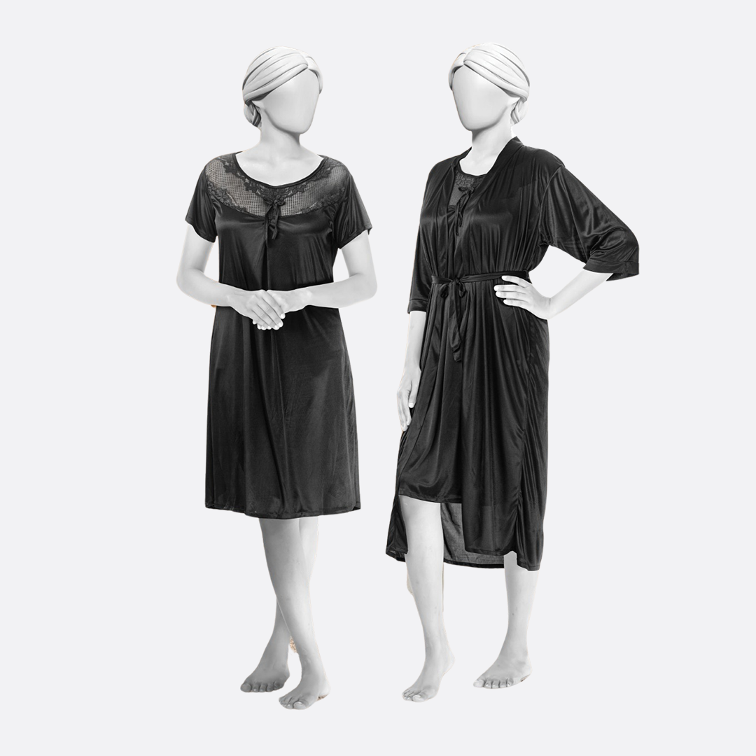 Buy Jersey Silk 2pcs Gown Set in Pakistan